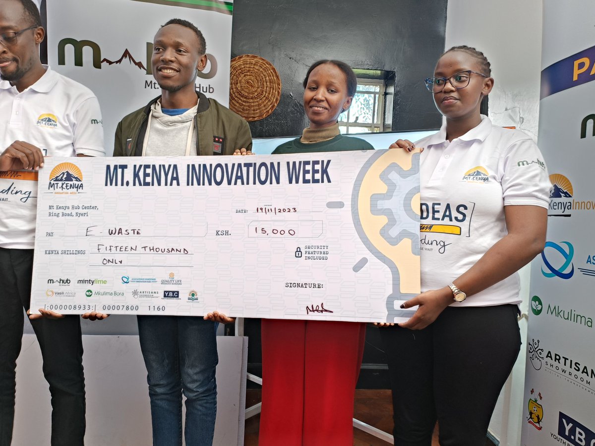 nancy_maina's tweet photo. Has been an amazing one π₯³π₯³. Congratulations to all the recognised teams and the amazing innovations.
#bushhack #mtkenyaweek #mtkenyahub https://t.co/LQ6Lu4Vhwh