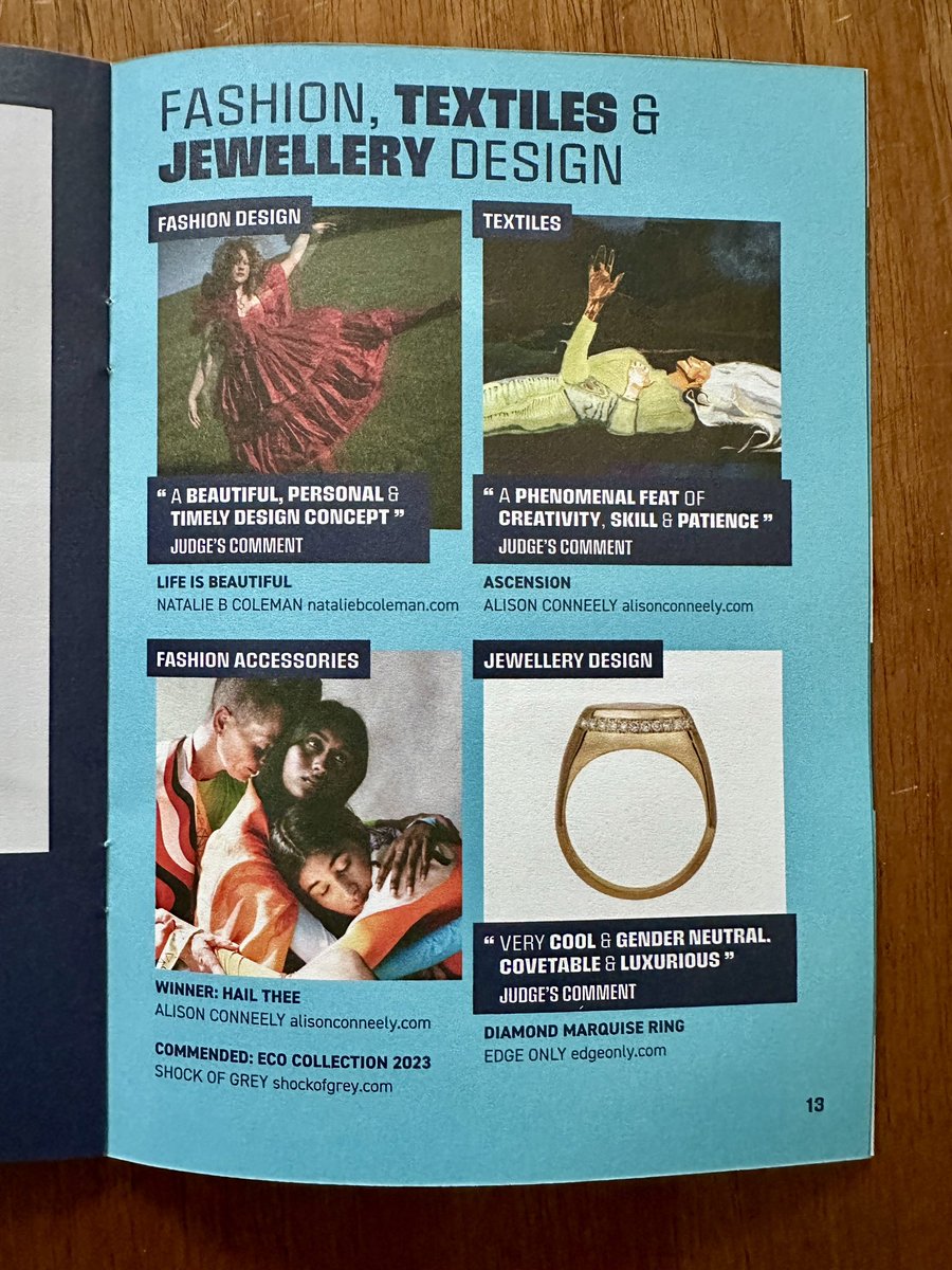 jennyhuston's tweet photo. What a beautiful booklet in todays @businessposthq
Thank you @idi_ireland 💚 @edgeonly in esteemed company with @nataliebcoleman & @alisonconneely Congratulations all! #idiawards2023 #irishdesign #jewellerydesign #edgeonly https://t.co/AR3DQWufxE