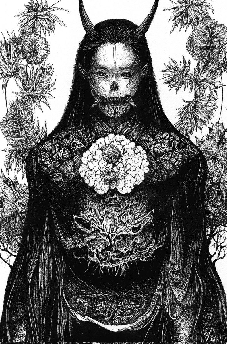 KarlTrewhelaArt's tweet photo. Gm have a Witchy Oni Sunday 🖤 https://t.co/GqHwHIWQsa