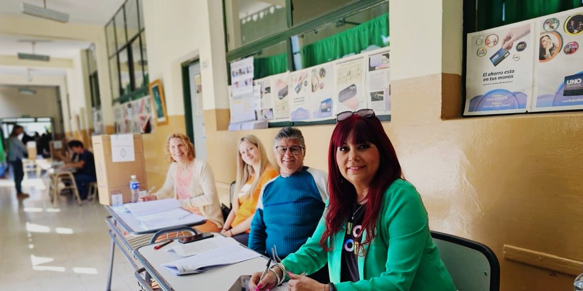 Hoy se fiscaliza y se cuida el voto, garantizando el acto institucional más importante  de la Democracia, con compromiso y transparencia.

 40 años de Democracia que debemos celebrar.

#Fiscalización #Elecciones2023 🇦🇷🇦🇷