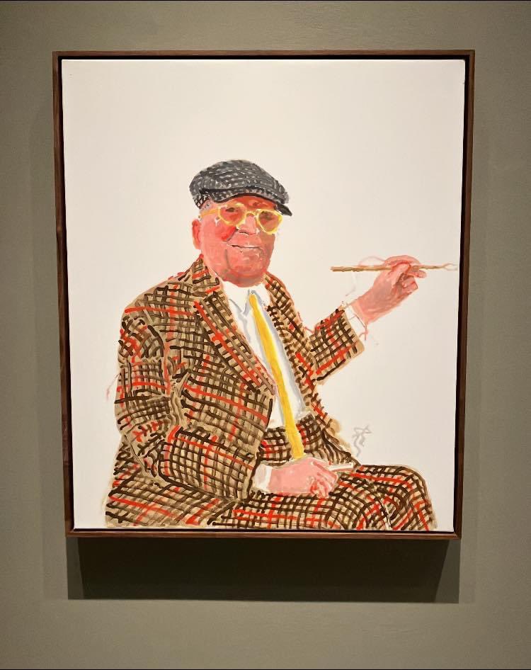 Hockney Exhibition @NPGLondon Loved this ❤️