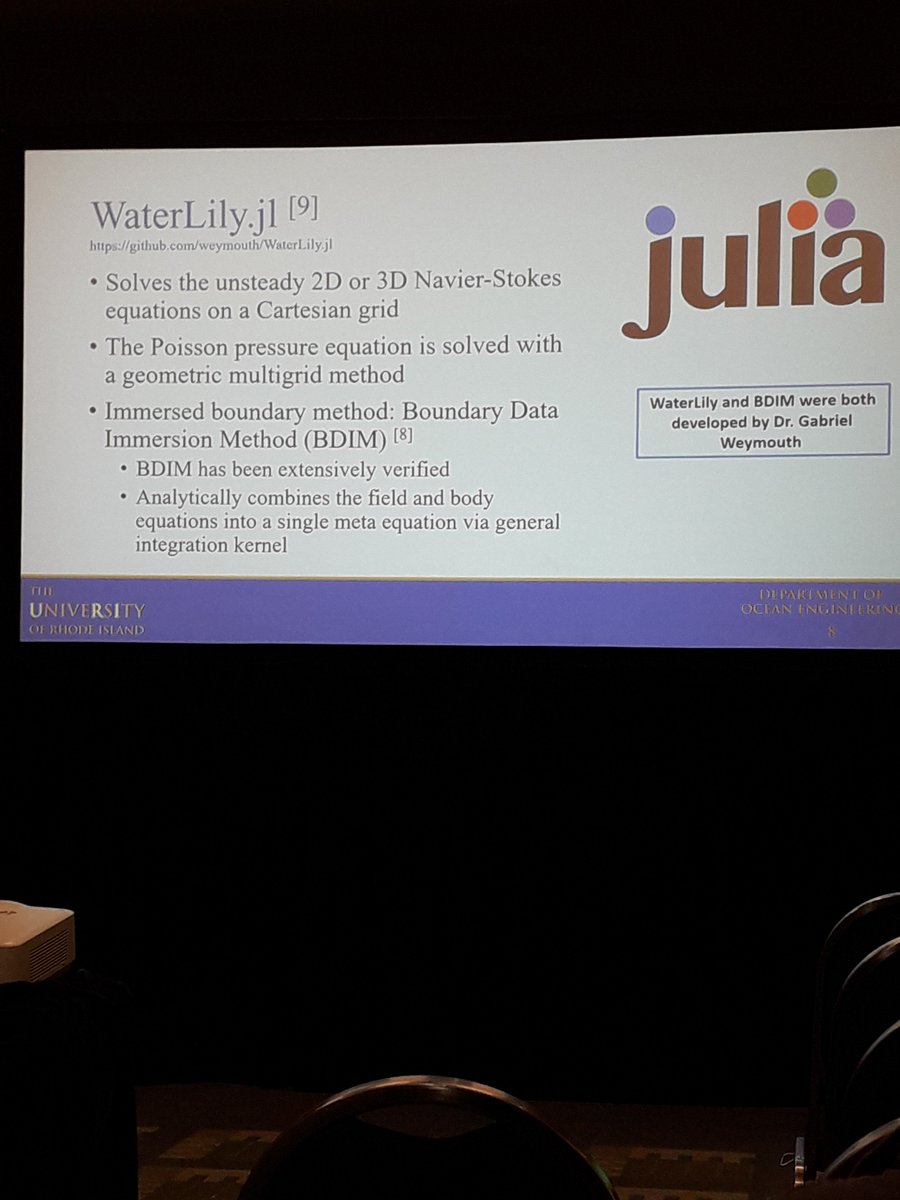 First Waterlily sighting at #APSDFD , University Rhode Island, @JuliaLanguage