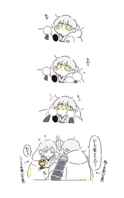 にばいのぽんぽん
(※鶴丸本歌と写しちゃん)
(※再掲) 