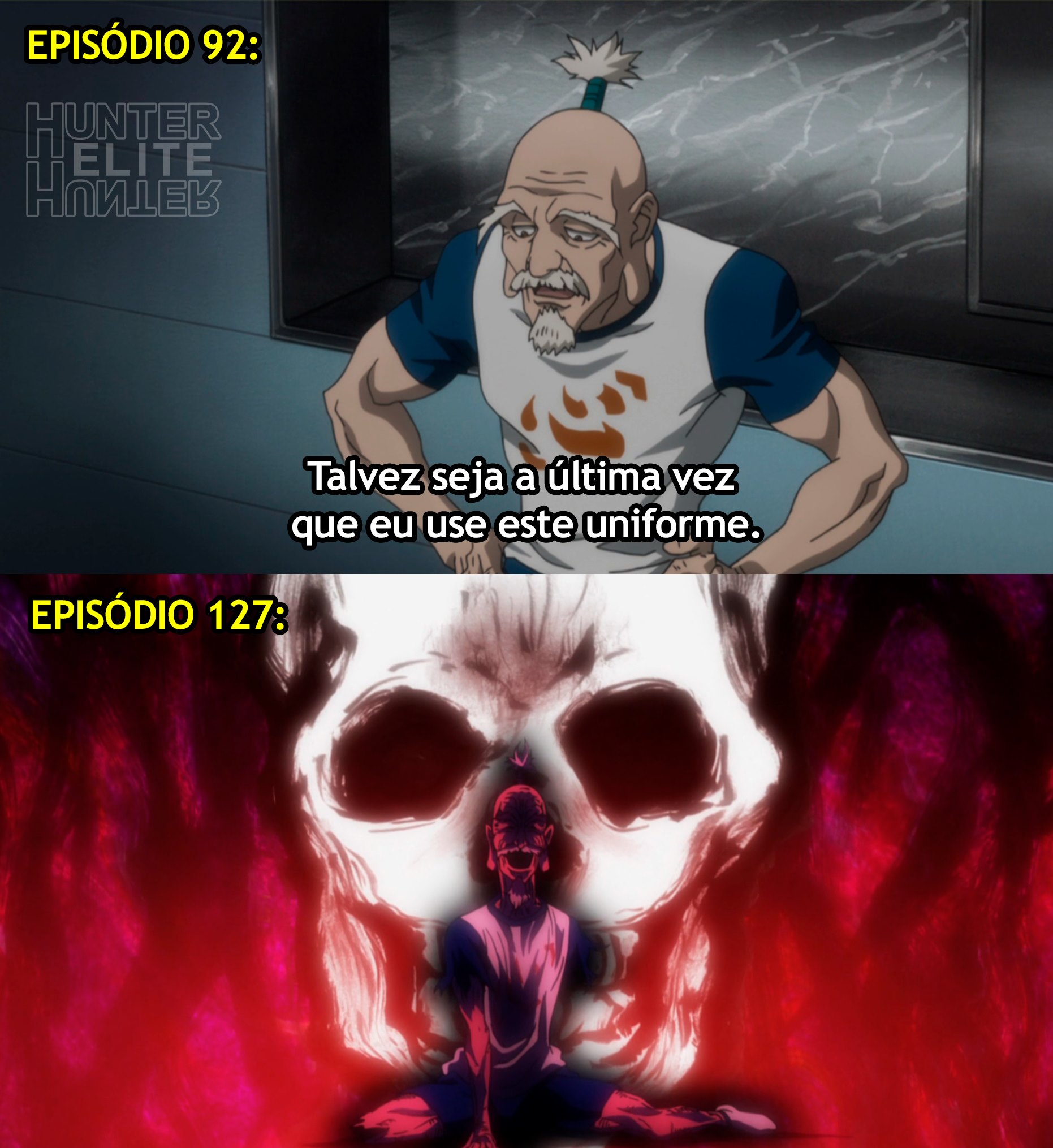 Elite Hunter x Hunter - Uma das coisas que eu mais gosto em Hunter x Hunter  é o fato de que não importa quanto tempo passe, ou qualquer que sejam as  circunstâncias