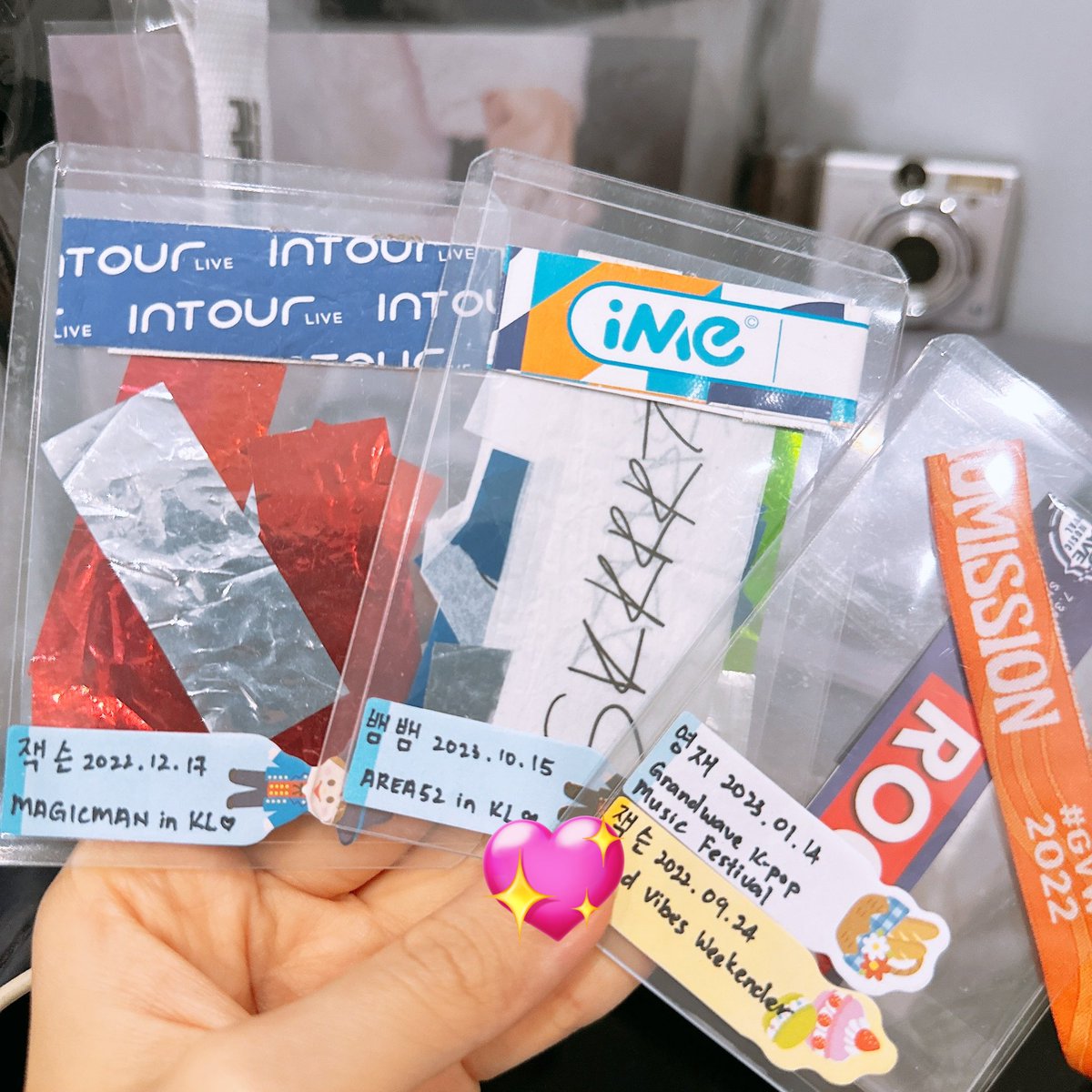 magnetic_jb's tweet photo. Confetti & wristband collection๐
โฅ๏ฝฅโข @JacksonWang852 for #GVW2022 22.09.24
โฅ๏ฝฅ๏ฟฝ๏ฟฝ๏ฟฝ @JacksonWang852 #MAGICMANinKL 22.12.17 & 22.12.18
โฅ๏ฝฅโข @GOTYJ_Ars_Vita for #GrandwaveinKL 23.01.14
โฅ๏ฝฅโข @BamBam1A #AREA52inKL 23.10.15
๐ @marktuan #TheOtherSideinKL 24.01.06๐ซถ๐ป
Am slowly collecting all the members like Pokรฉmon๐ฅน๐ซถ๐ป
@GOT7 #GOT7 #๊ฐ์ธ๋ธ #IGOT7
