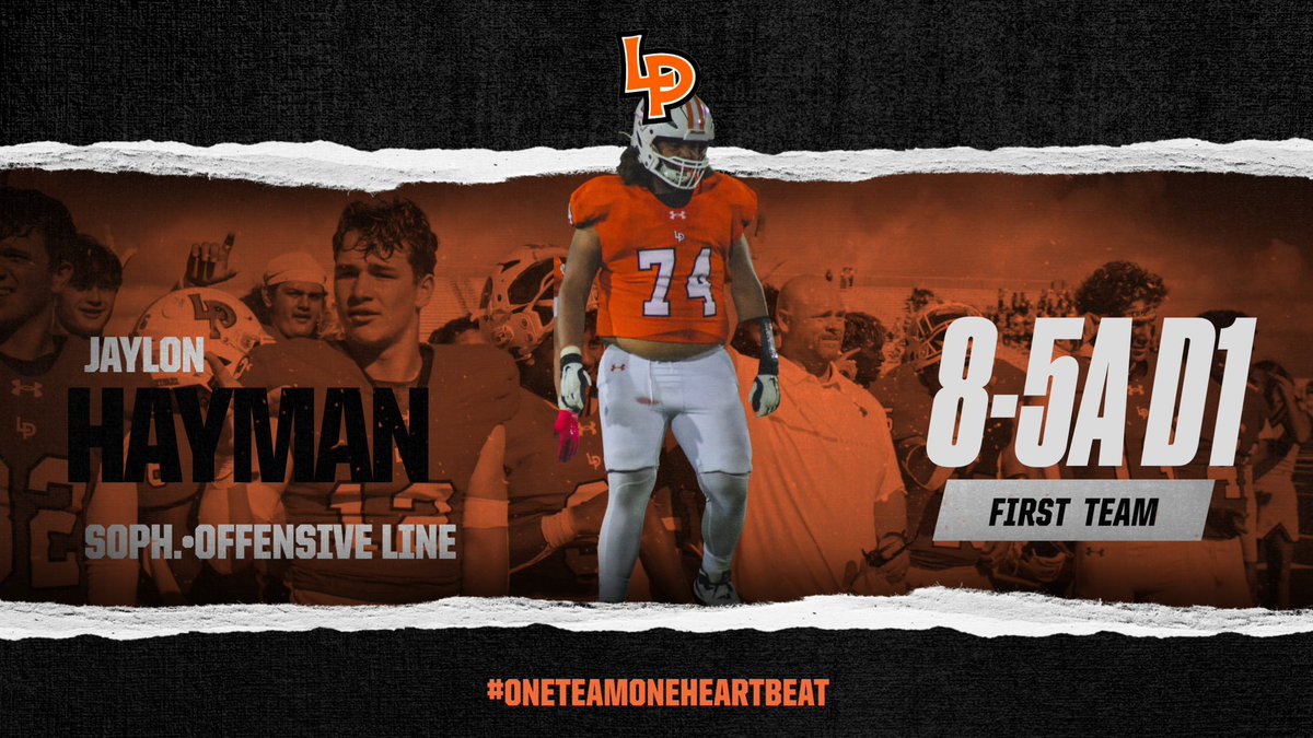 First Team Offensive Line.

#OneTeamOneHeartbeat