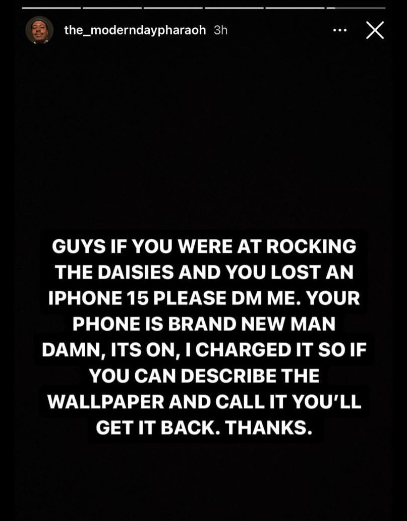 oddettem's tweet photo. If you lost an iPhone 15 at RTD. 🙏🏾 https://t.co/F3g1NrhP5W
