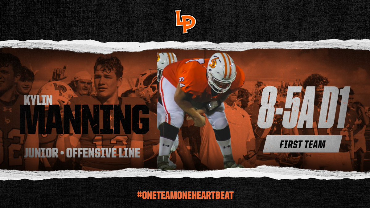 First Team Offensive Line. #OneTeamOneHeartbeat