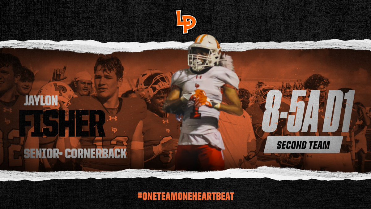 Second Team Cornerback #OneTeamOneHeartbeat