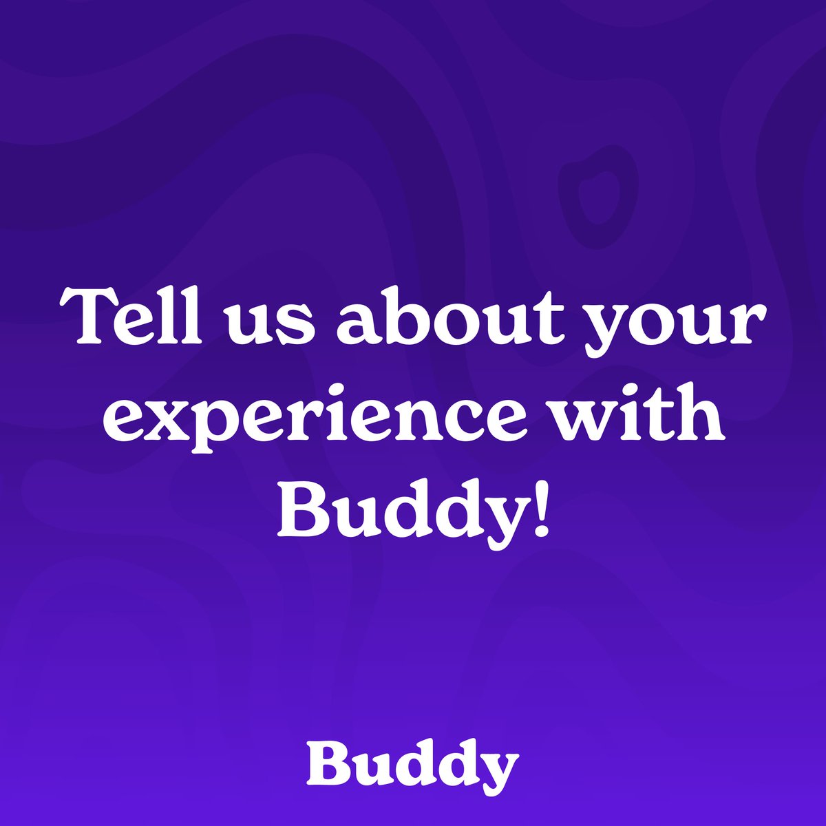 Leave Buddy a review, let us know how we did!👇hubs.la/Q02972kc0

#testimonial #review #follow