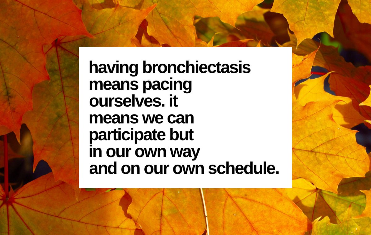 becleartoday's tweet photo. Before we commit, let’s take a moment &amp; think about it. What would be reasonable for us to contribute? Will we need time to rest &amp; do airway clearance?

Let’s share with our friends and family so they can support us. Then let’s enjoy!

#Bronchiectasis https://t.co/9zxnemdhZh