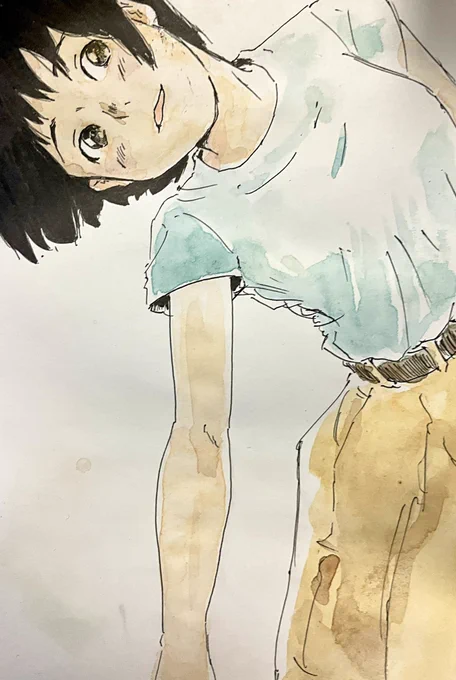 アナログ絵です。 これらもレイフレにも持って行く予定です。 サイズはハガキサイズですが。