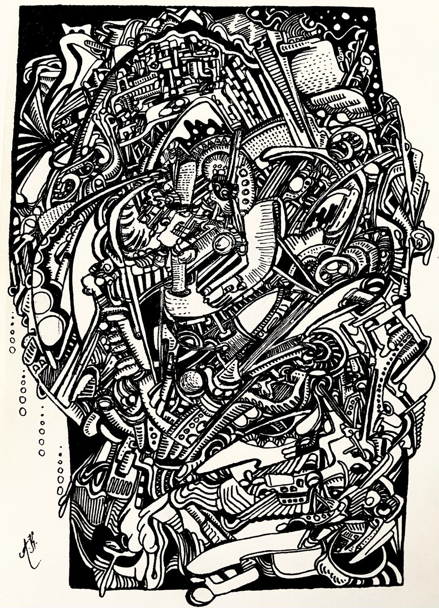 Daily doodle ✒️ 😊 kinda proud of this one :D