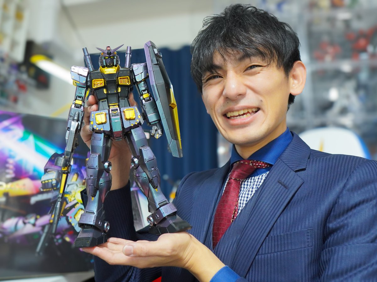 約11時間のライブ配信の末、PG UNLEASHED ガンダム［ポラライズド