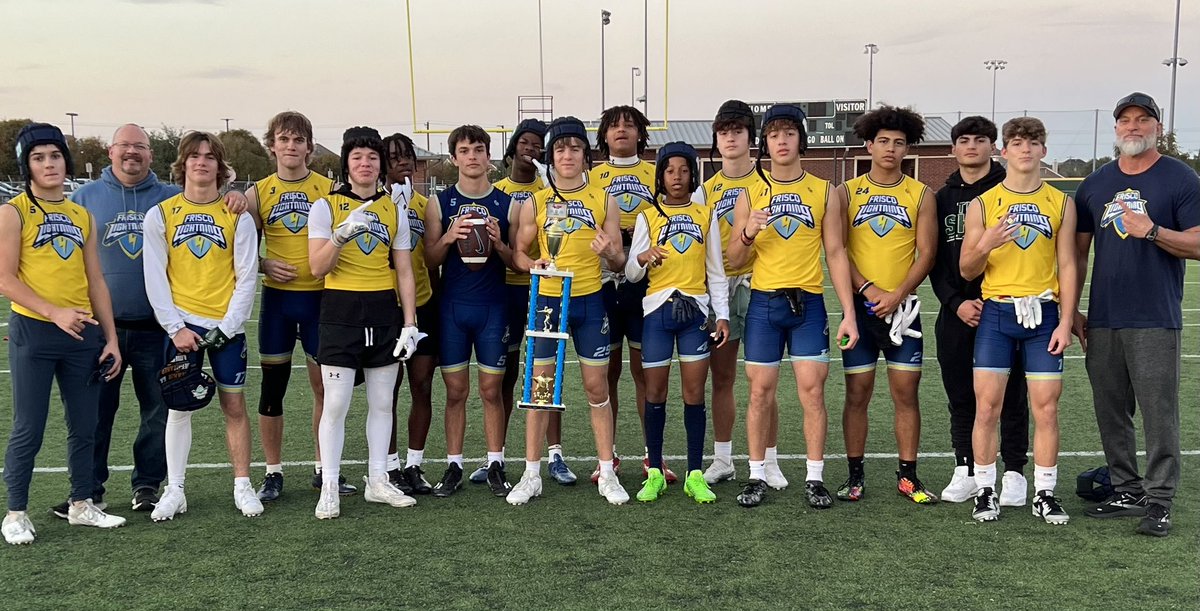Frisco Lightning (@friscolightning) on Twitter photo Huge Congrats to our 15U Frisco Lightning team on winning the 2023 7V7 Turkey Bowl!!! β‘οΈππ π¦<a href="/playgridironfb/">GridironFB</a> <a href="/texaselite7on7/">Texas Elite 7on7</a> Huge Congrats to our 15U Frisco Lightning team on winning the 2023 7V7 Turkey Bowl!!! β‘οΈππ π¦<a href="/playgridironfb/">GridironFB</a> <a href="/texaselite7on7/">Texas Elite 7on7</a>