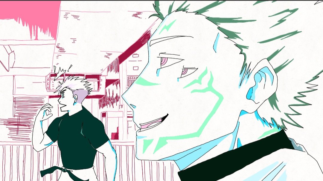Stimyz's tweet photo. Hi first post, new to animating lmao, lmk what you guys think of this frame! https://t.co/TkRBDOsNWR