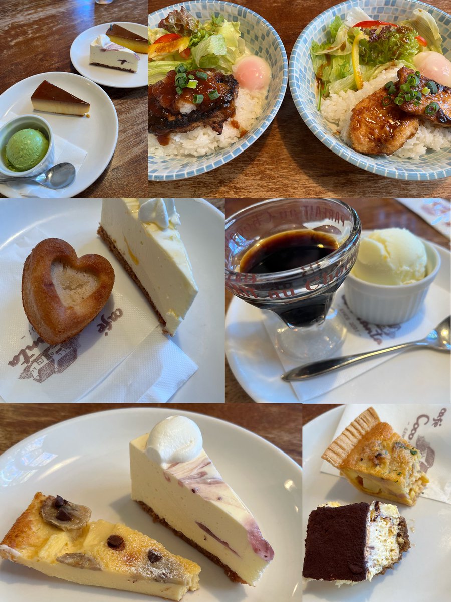 yuchanryo's tweet photo. 珍しくファン感に行かず富士へ🚗
ご飯とケーキ２種類5回頼めるお店で食べまくったあ☺️
明日からまた社畜頑張るぞ🫠 https://t.co/h0WNiuCYwt