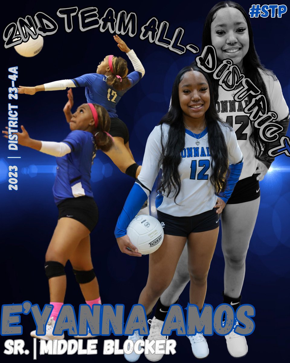 Waco Connally Lady Cadet Volleyball🏐 (@ladycadet_vb) on Twitter photo Congratulations <a href="/EyannaAmos/">E’Yanna Amos</a> _ !District 23-4A 2nd Team All-District selection!
She finished the season with 190 kills, 46 blocks, & 70 aces! We are very proud of you !
💙🏐 #STP
<a href="/reeeeeupppppp/">Coach Snell 2.0</a> <a href="/rearee_/">Coach Reed</a> @chandlersharp13 <a href="/ConnallyISD/">Connally ISD</a> <a href="/connally_hs/">Connally High School</a> @ccadetathletics <a href="/GerikTerry/">Terry Gerik</a> Congratulations <a href="/EyannaAmos/">E’Yanna Amos</a> _ !District 23-4A 2nd Team All-District selection!
She finished the season with 190 kills, 46 blocks, & 70 aces! We are very proud of you !
💙🏐 #STP
<a href="/reeeeeupppppp/">Coach Snell 2.0</a> <a href="/rearee_/">Coach Reed</a> @chandlersharp13 <a href="/ConnallyISD/">Connally ISD</a> <a href="/connally_hs/">Connally High School</a> @ccadetathletics <a href="/GerikTerry/">Terry Gerik</a>