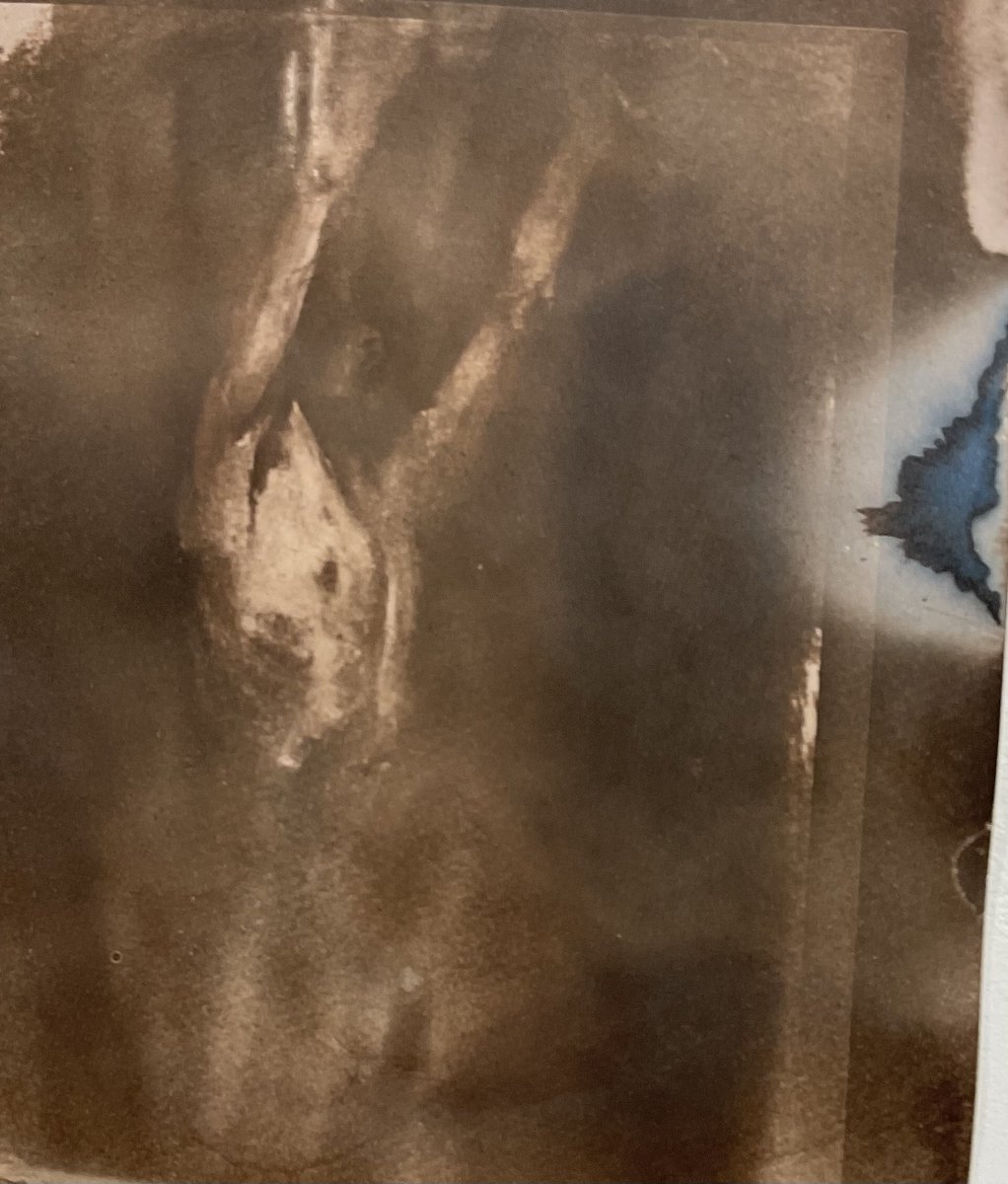 marcnelsonart's tweet photo. Sketches (printed in #cyanotype toned in tea/coffee). My friend #MazenAlHamada traveled the world, telling as many people as possible about the hellish torture that he and thousands of other civilians faced, and are still facing in #Assad 's dungeons. 
#ArrestAssad
1,365 days https://t.co/EdeVLre1OB