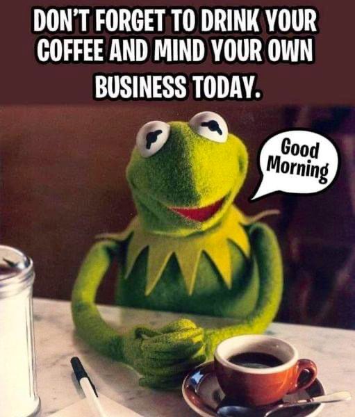 Good morning Tweethearts. Stay caffeinated and in your own lane☕️☕️😂😂