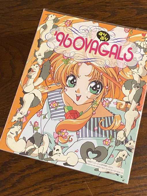 シャーマニックプリンセスの表紙絵が良すぎて買った96年のアニメージュの付録冊子。