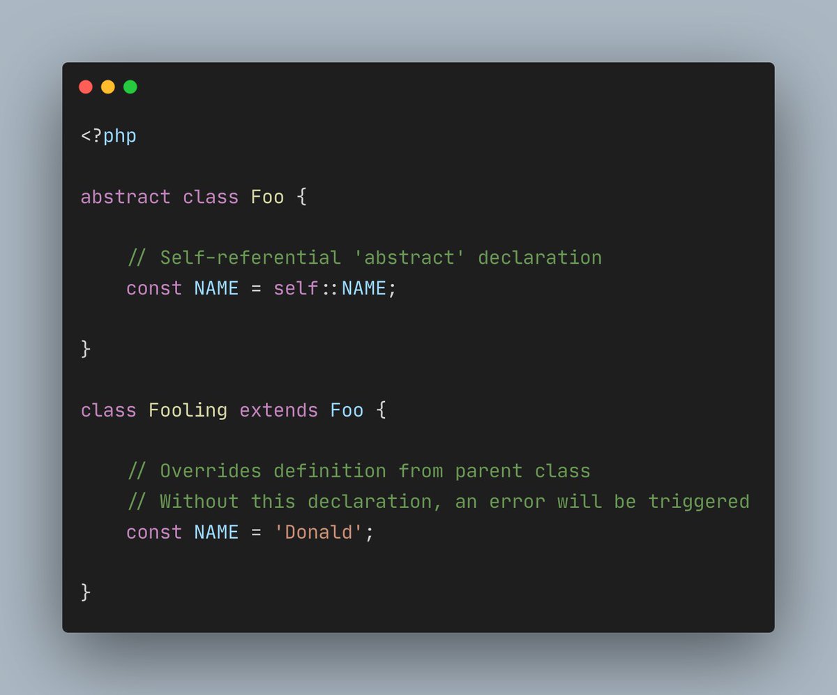 PHP Abstract Class