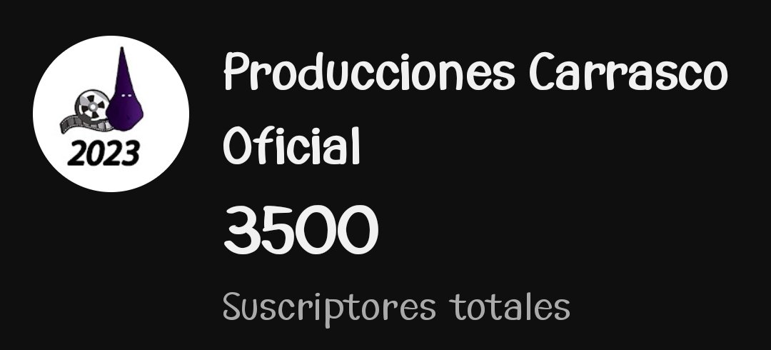 Ya somos en nuestra comunidad del YouTube 3.500 suscriptores agradecer siempre vuestro apoyo y fidelidad hacia nosotros no tenemos palabras de agradecimiento por tanto afecto y cariño solo nos quedan palabras de agradecimiento gracias a todos ❤️❤️❤️