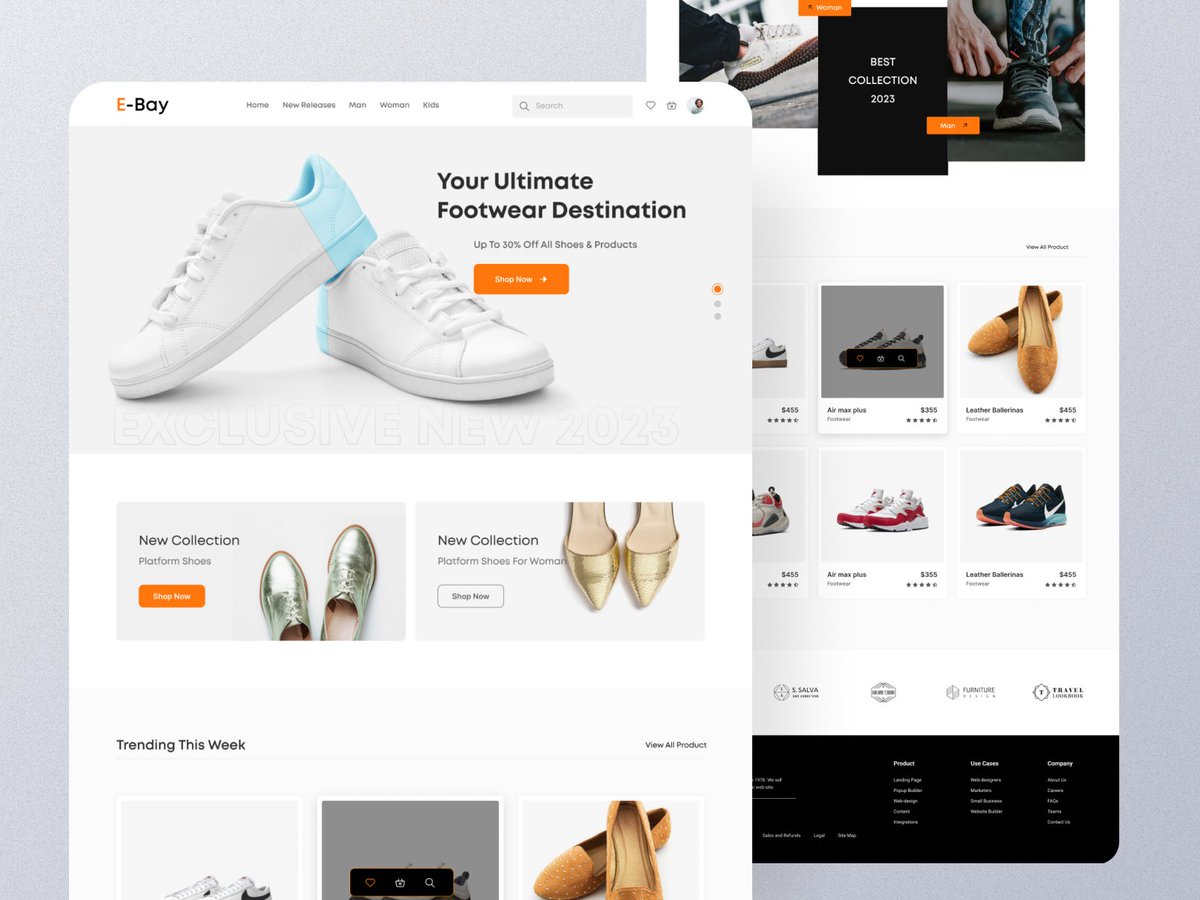 Shoes E-Commerce Website, Landing Page, Shopify store.

#productdesign
#storedesign
#shoplocal  
#storedesign
#shopifystore
#shopifyplus
#onlineconference
#landingpage
#shoes
#productdesign #website
#footweardesign