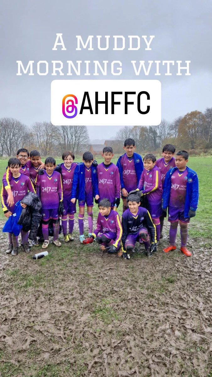 ahffc's tweet image. Just a bit of rain &amp;amp; mud #grassrootsfootball  

AHF FC sponsored by @247homerescue