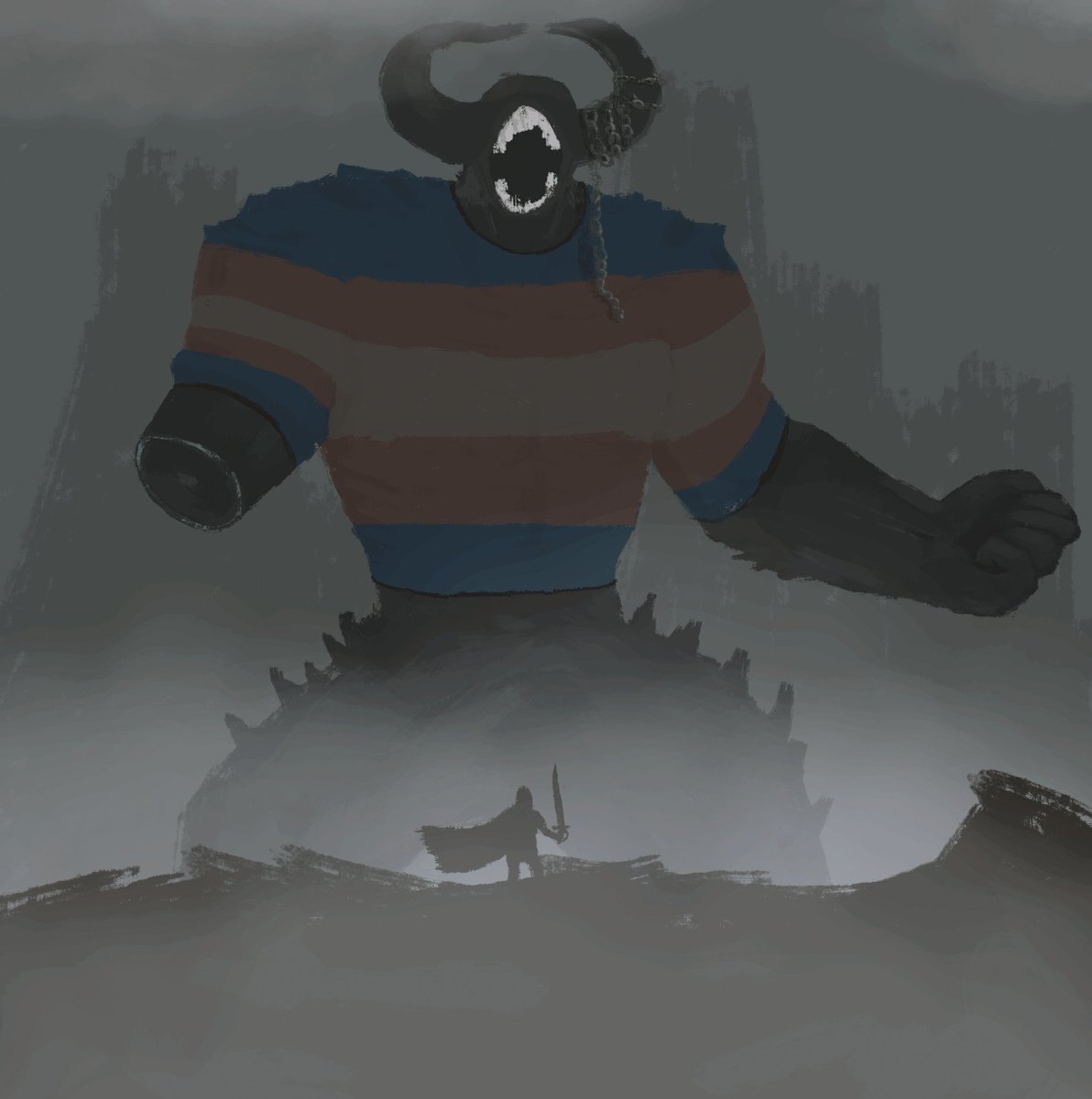 Potluck3D's tweet photo. a final boss but their second phase is just supporting things you support so you feel a little bit bad about fighting them now https://t.co/6RWmAvmAQr