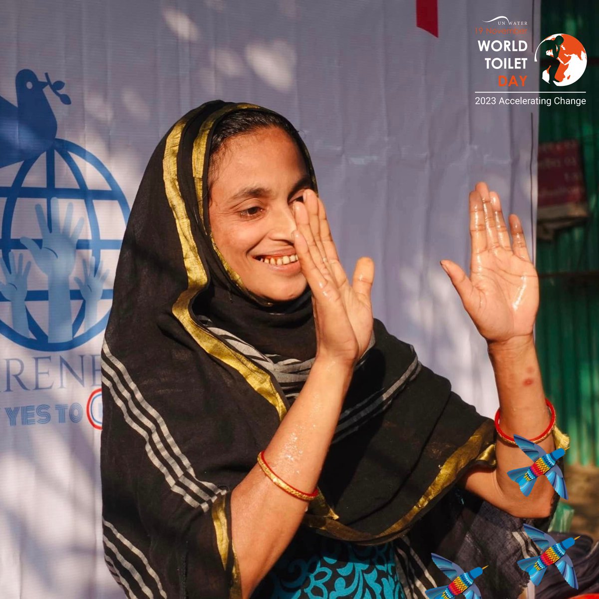 awareness_360's tweet photo. Join us this #WorldToiletDay2023 as we celebrate the power of small actions in solving big challenges! Just like the mighty hummingbird symbolizes this day, every effort counts in ensuring access to safe toilets for all.

#Awareness360 #SayYEStoChange #SDG6 https://t.co/ks9yz99y0G