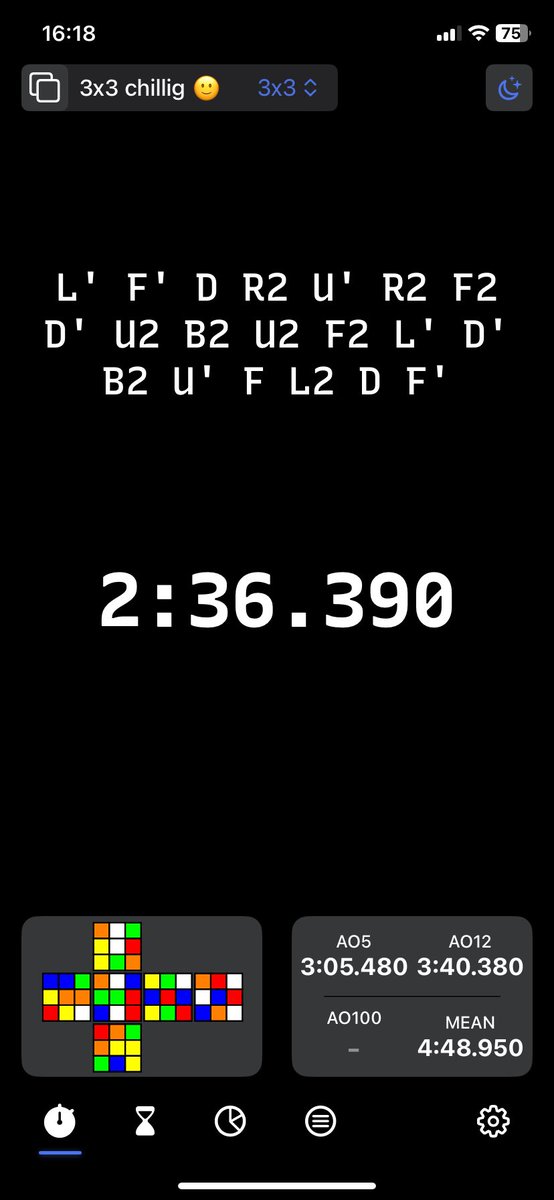 Mikoschie's tweet image. Endlich mal wieder einen neuen Rekord aufgestellt #magicCube