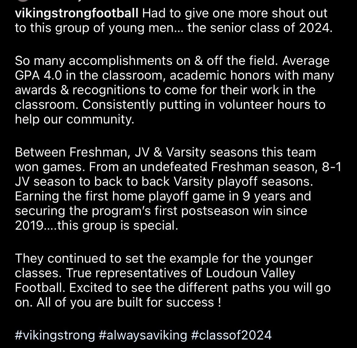 Loudoun Valley Football tweet media