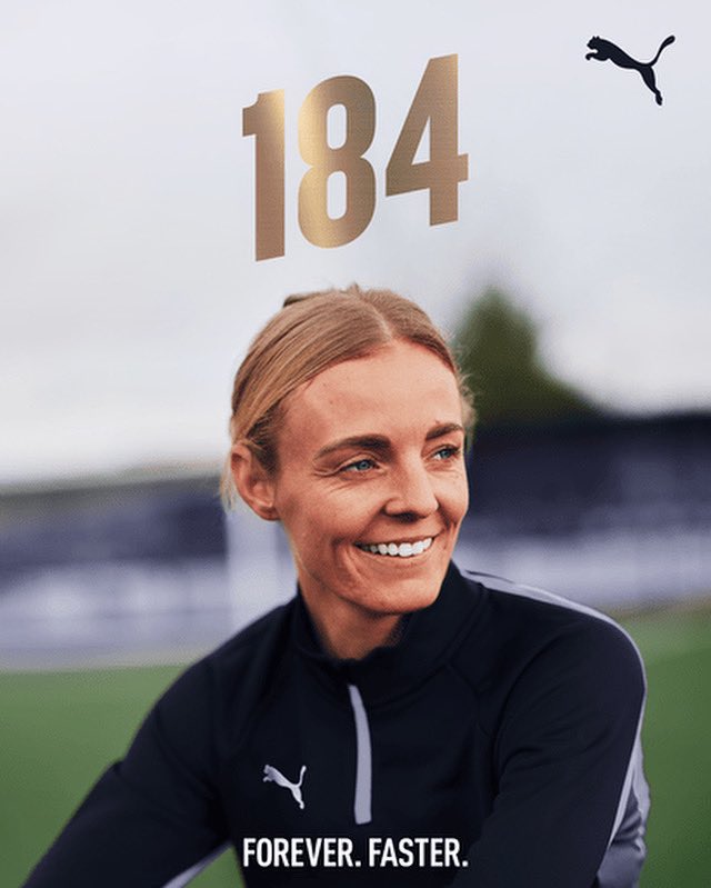 184 and counting ✨ Thank you to everyone who has helped me on my journey so far 💙 @pumafootball #ForeverFaster