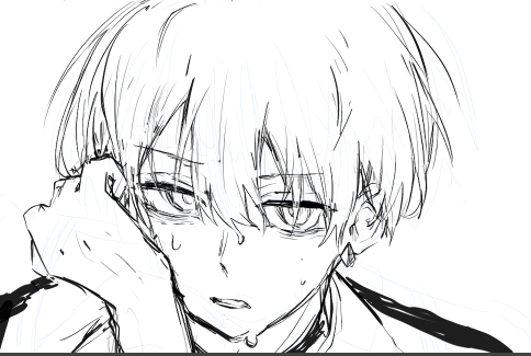 MaauSmt's tweet photo. john is so handsome,,, why can't i draw mikoto the same way,,,, https://t.co/oyEP0TUk7i