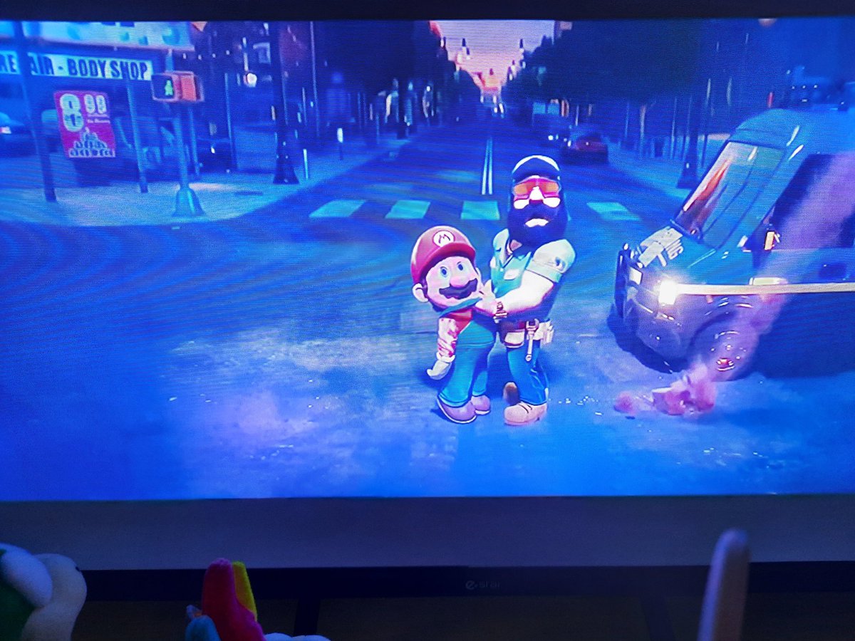 cappy_bonneter's tweet photo. Watching the Super Mario Bros Movie again hehe https://t.co/f5FzOFF72j
