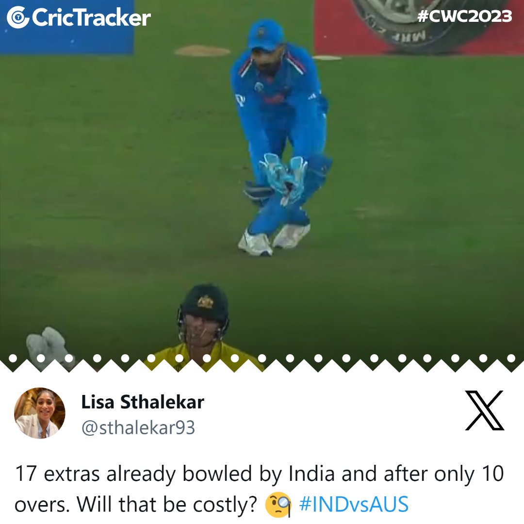 17 extras due to poor wicket keeping by KL Rahul !

#INDvsAUSFinal