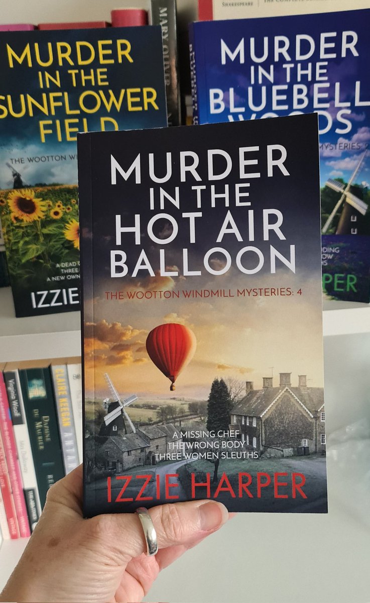 Paperbacks have arrived! Now with their siblings. 🤣 mybook.to/j66x #MurderInTheHotAirBalloon