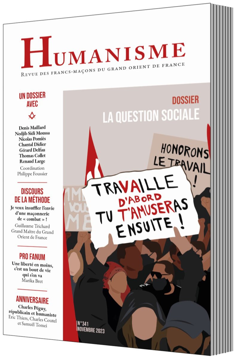 Edition_conform's tweet image. Nv &amp;gt;&amp;gt; Humanisme N°341 
"Je veux insuffler l’envie d’une maçonnerie de « combat » !" retrouvez l'entretien de @Trichard le Grand Maitre du @GODFOfficiel 
Dossier dirigé par @PFoussier  : " La question sociale " 
Exceptionnelle nouvelle formule d'Humanisme 
conform-edit.com