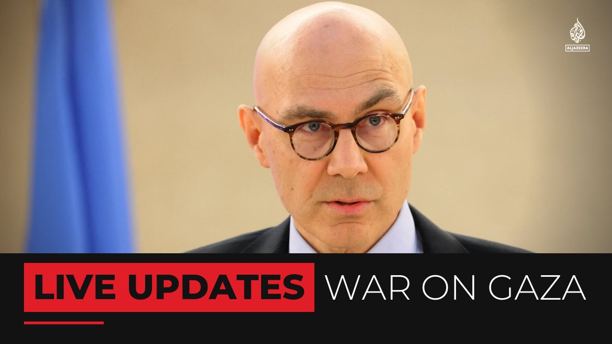 "How much more violence, bloodshed and misery will it take before people come to their senses?"

UN human rights chief Volker Turk calls for a ceasefire in the besieged Gaza Strip.

🔴 LIVE updates: aje.io/kebz8