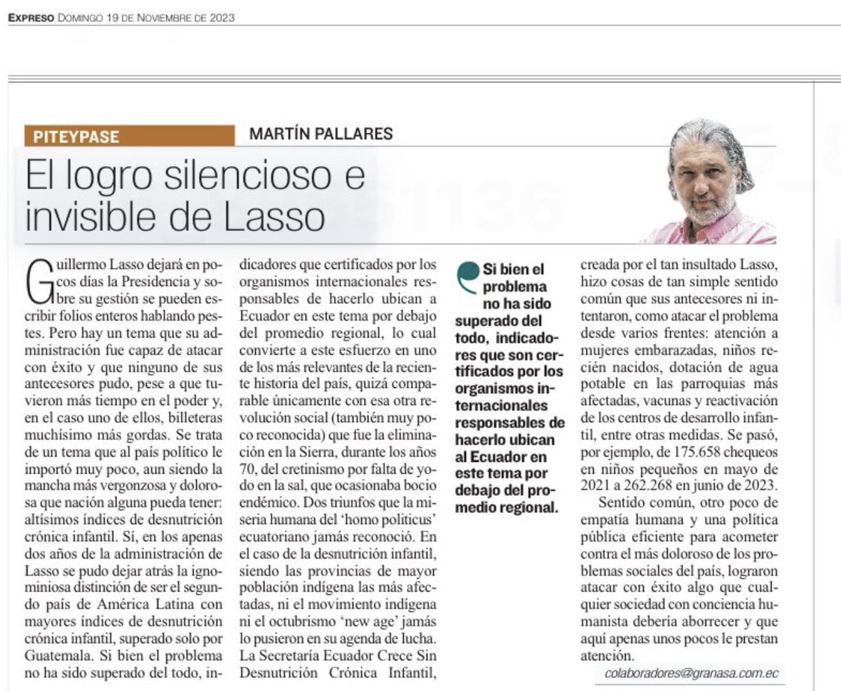 EstebanNoboaC's tweet photo. De esto también hay que hablar..: https://t.co/6Zp0Kb0Vda