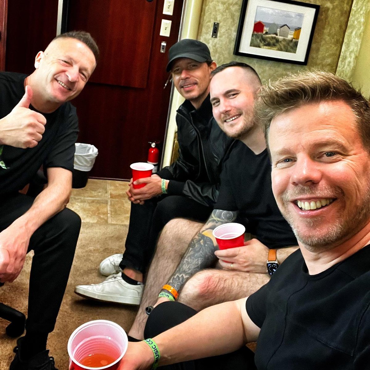 TranceAttack's tweet photo. So many legends in one picture... @MauroPicottoDJ, Nic from @cosmicgate, @andrewbayer, and @FerryCorsten together at @DreamstateUSA! #TranceLegends #TranceMusic #TranceFamily https://t.co/n0JETAjynH