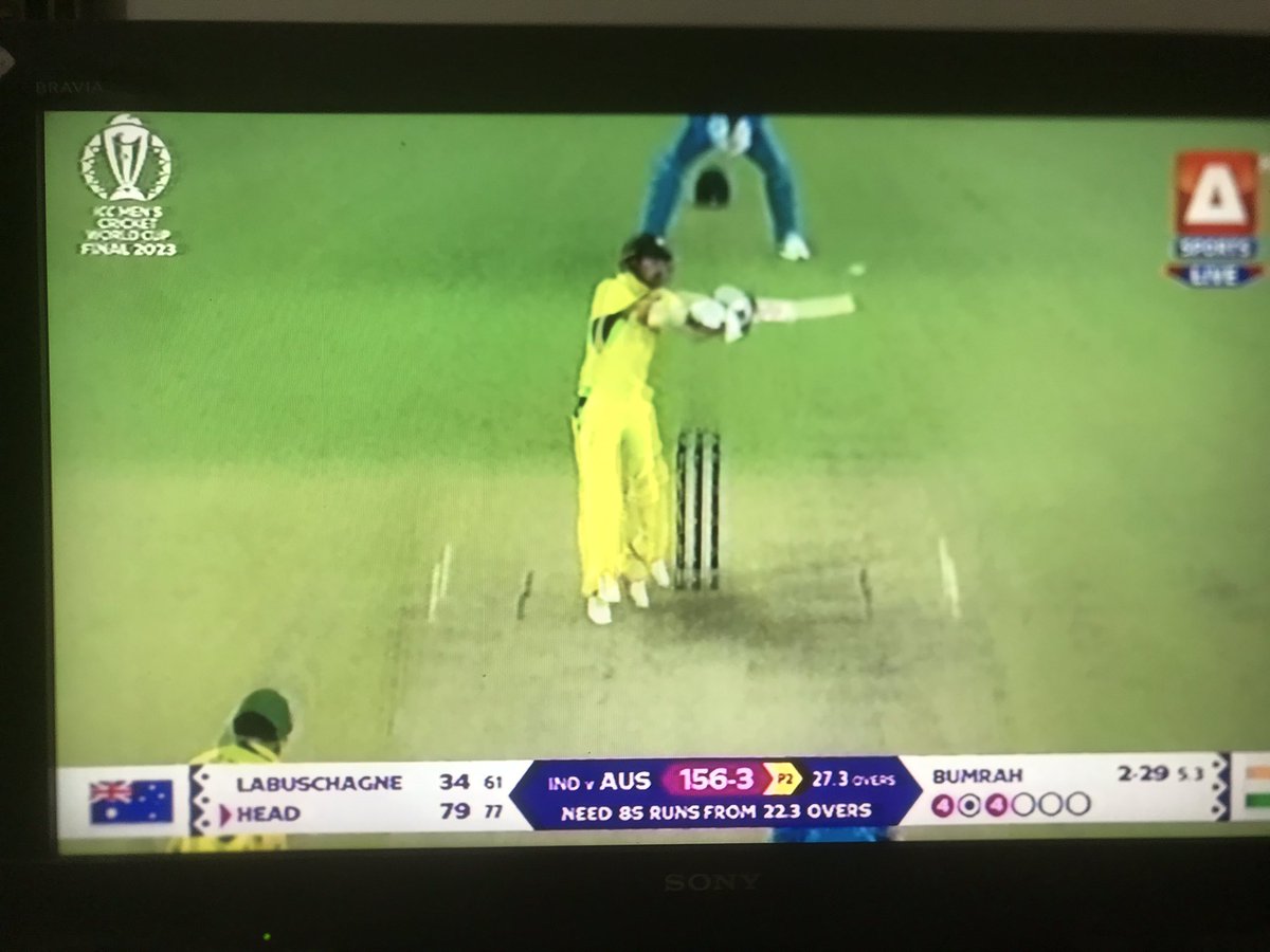tahirthe12thman's tweet image. 🚨 Travis Head &amp;amp; Marnus Labuschagne 

The way both batting together and taking calculated risk,striking the ball so nicely even they know what kind of inning are required now 

Australia need 83 runs in 22.1 overs 

#CWC23INDIA 
#CWC23 
#AUSvIND