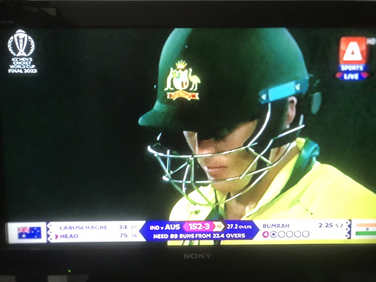 tahirthe12thman's tweet image. 🚨 Travis Head &amp;amp; Marnus Labuschagne 

The way both batting together and taking calculated risk,striking the ball so nicely even they know what kind of inning are required now 

Australia need 83 runs in 22.1 overs 

#CWC23INDIA 
#CWC23 
#AUSvIND