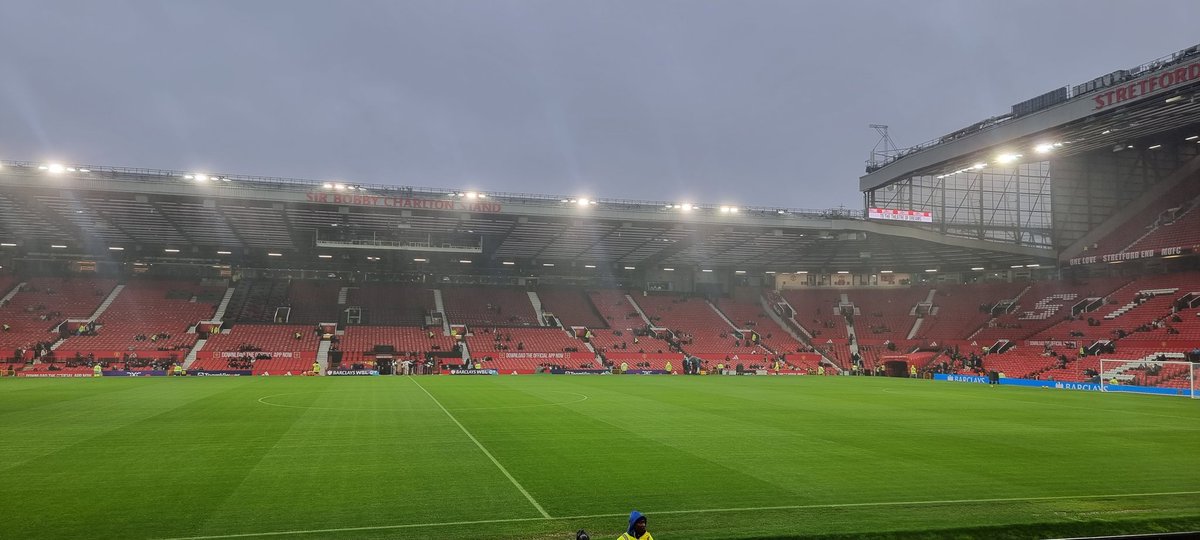 Ready and waiting in the rain. Bring on UTD
