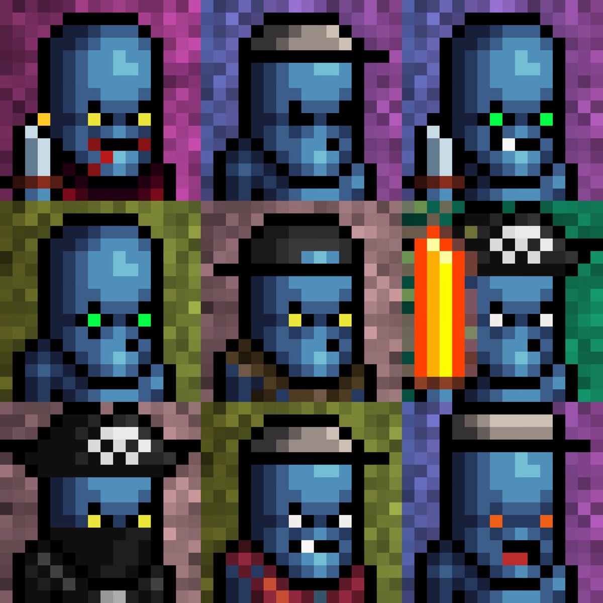 Simply256's tweet photo. Mega Swede.💙Big Nug’s arch enemy. Part Alien part Zombie. He is quite partial to the taste of blood and flesh. Hell bent on destruction and he won’t stop any time soon.
#KeepItSimple #16px #MegaSwede #pixelchqracters #openseaart #opensea #nft #nftarti̇st #digitalpixels #NFTartwork #gordongoner #alien #zombie #halfalien #halfzombie #game #games