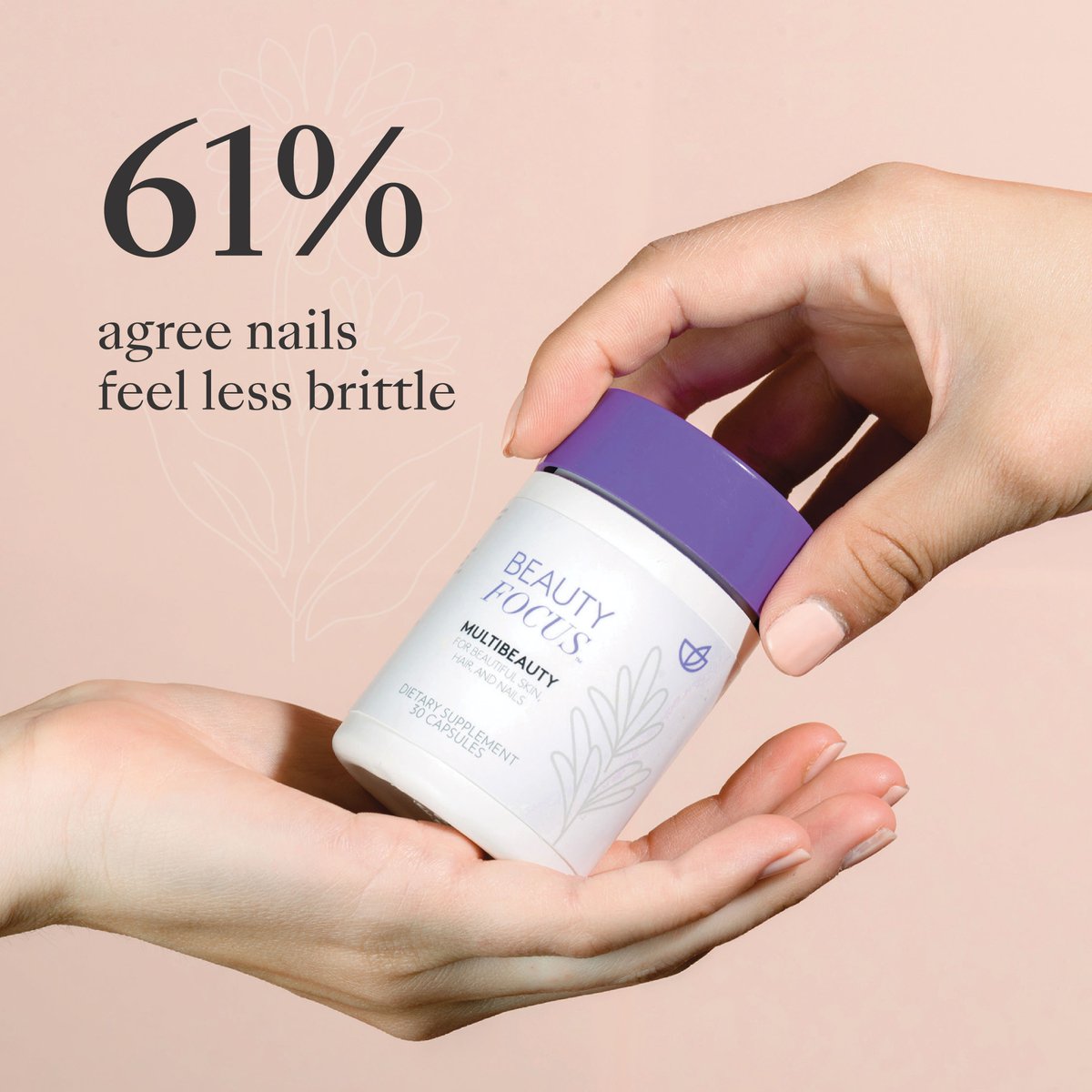 nuskin's tweet photo. Swipe to see the clinical results that make us love Beauty Focus® MultiBeauty even more! 💜 In a self-perception survey, participants were asked questions about their hair, nails and skin appearance after taking MultiBeauty once a day for 12 weeks. Check out their responses! https://t.co/85DGla2ouP