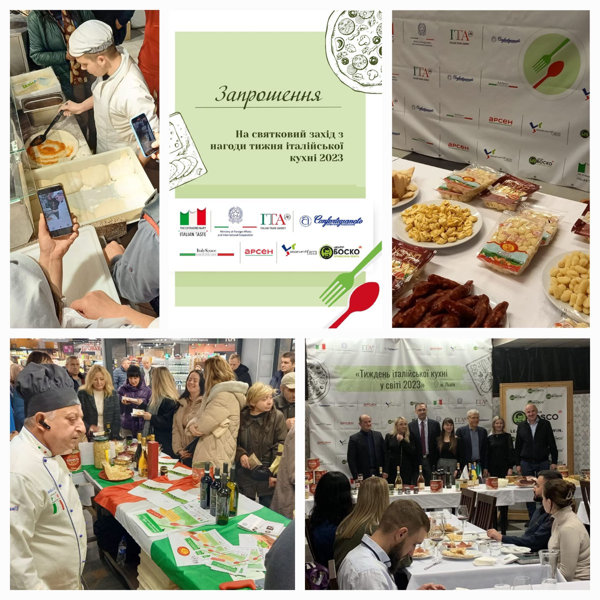 ITAKiev's tweet photo. @ITAKiev con @confartigianato Frosinone, https://t.co/BTYzTmlyDj e https://t.co/0tuMjyETzO ha portato #SCIM2023 a #Leopoli il 17 e 18 nov 2023: masterclass su preparazione di #pizza e #pasta farcita, degustazioni, incontri #B2B.
Interscambio F&amp;B 🇮🇹🇺🇦 ago2023 +23%.
#madeinitaly https://t.co/p33uoddYgp