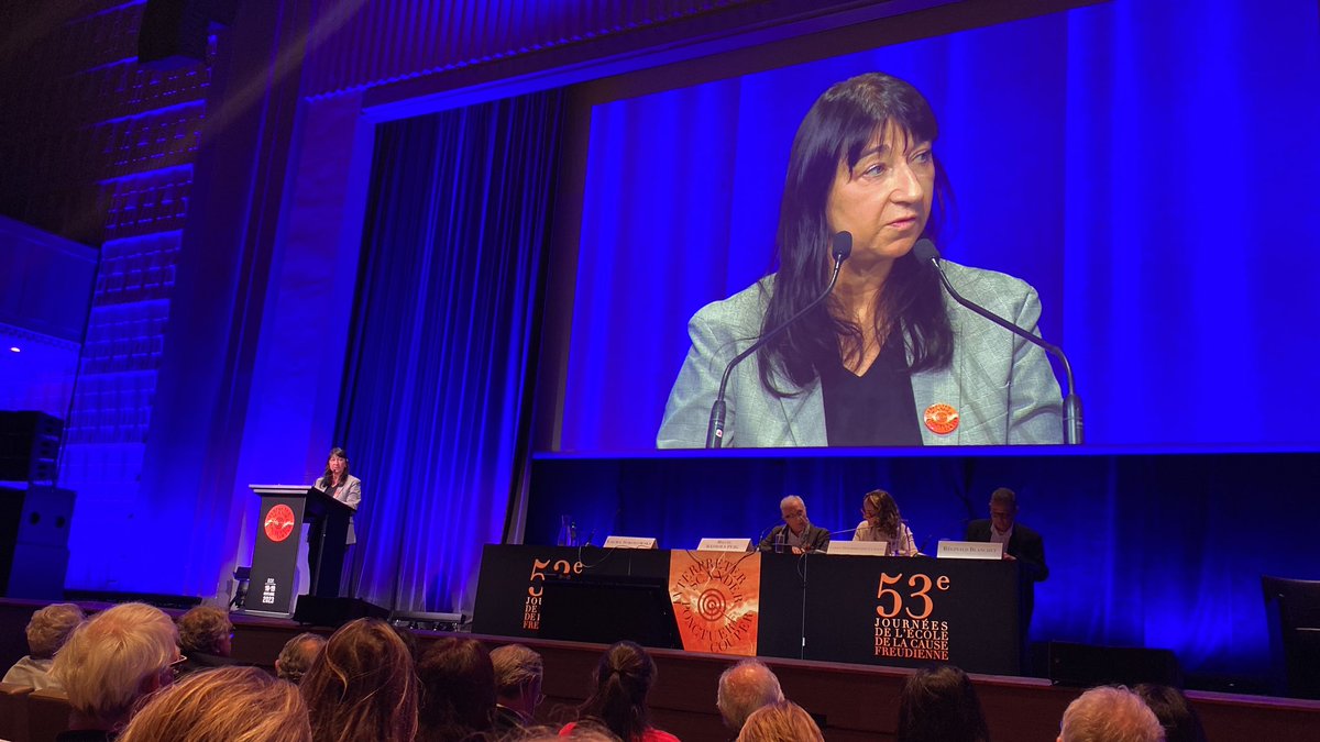 eduasca's tweet photo. Laura Sokolowsky dans les J53
Désidentification d’une femme
https://t.co/tLXZ23S28F
#J53 @J53ECF #psychanalyse #interpreter #scander #ponctuer #couper #Lacan
53es Journées de l’École de la Cause freudienne https://t.co/uqDvfSQDJo