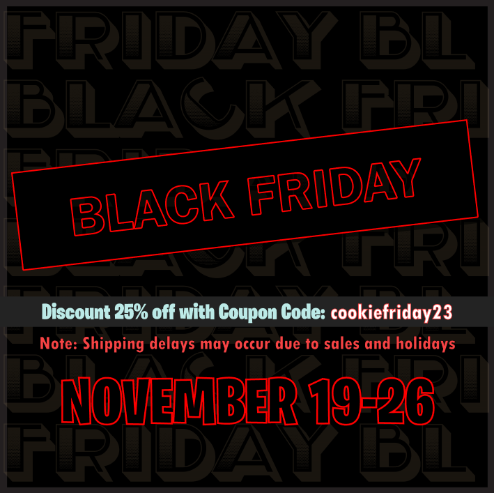 DON'T MISS YOUR CHANCE TO SAVE 25% off purchase using the code cookiefriday23. This sale will end at 11:59pm on Nov. 26th. Silicone molds and shirts will not be eligible for this discount. #coupon #blackfriday #jbcookiecuttersale #jbcookiecutters #discount #sale #sales